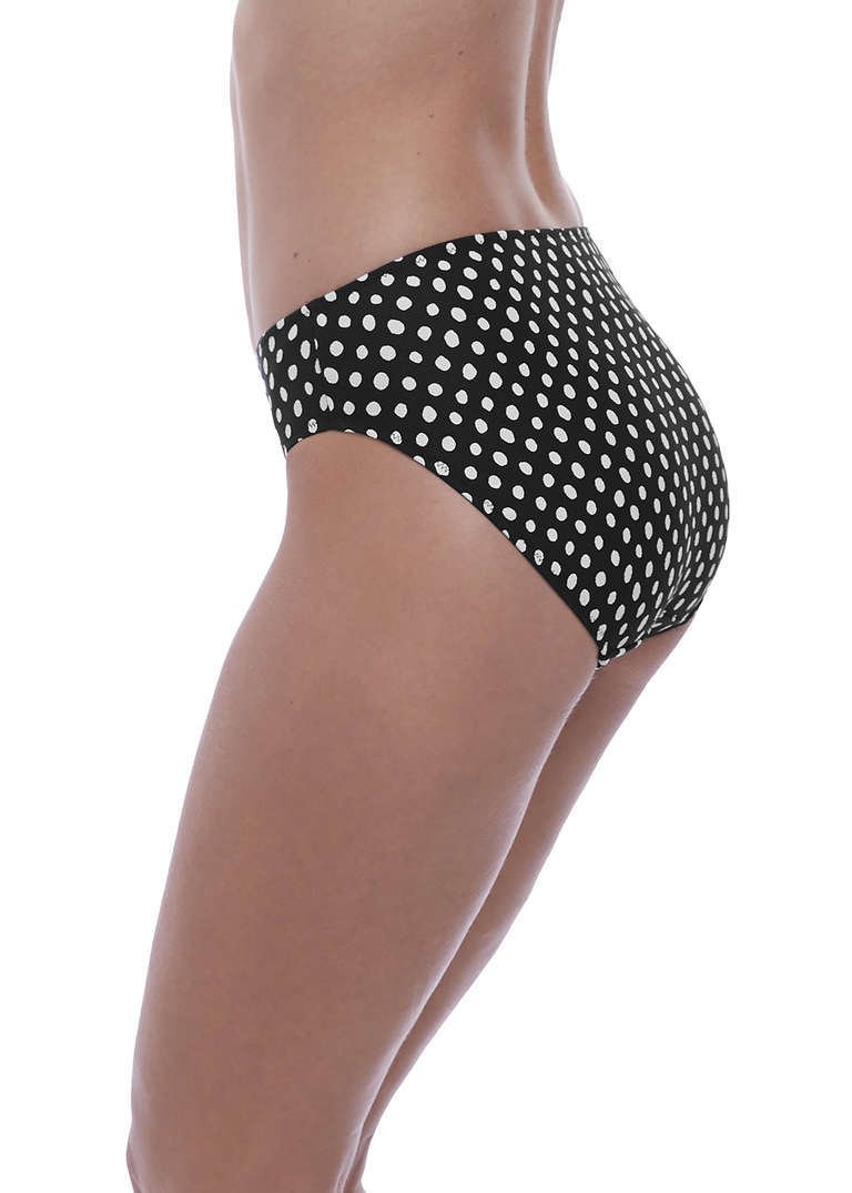 Figi kąpielowe Fantasie Swim SANTA MONICA FS6725BLI Mid Rise Brief Black & White