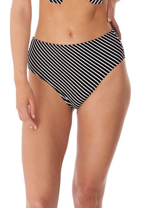 Figi kąpielowe Freya BEACH HUT AS6795BLK High Waist / Leg Brief Black