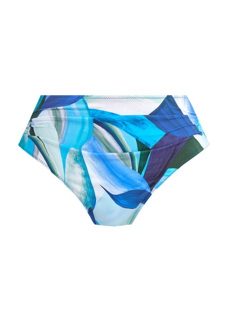 KOMPLET - Strój kąpielowy dwuczęściowy Fantasie Swim AGUADA BEACH Splash FS502909SPH Uw Twist Bandeau Bikini Top (38F, 38G) + wybrane majtki 