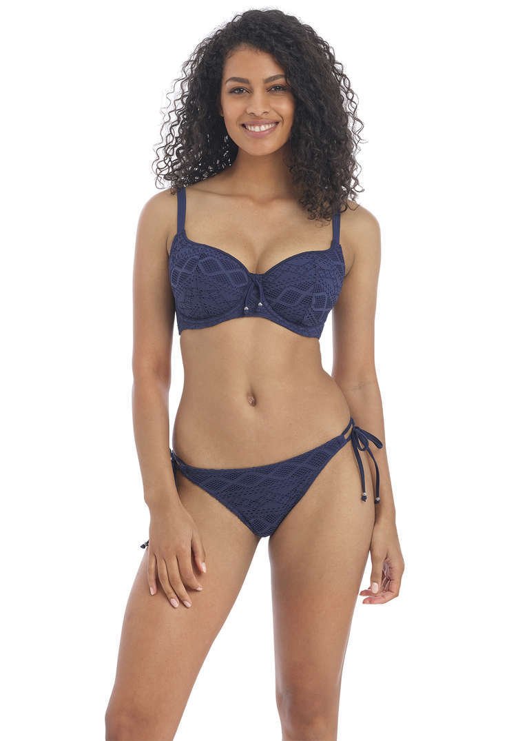 KOMPLET - Strój kąpielowy dwuczęściowy Freya Swim SUNDANCE Denim - wybierz rozmiar i fason (30G, 32G, 36E, 36F)