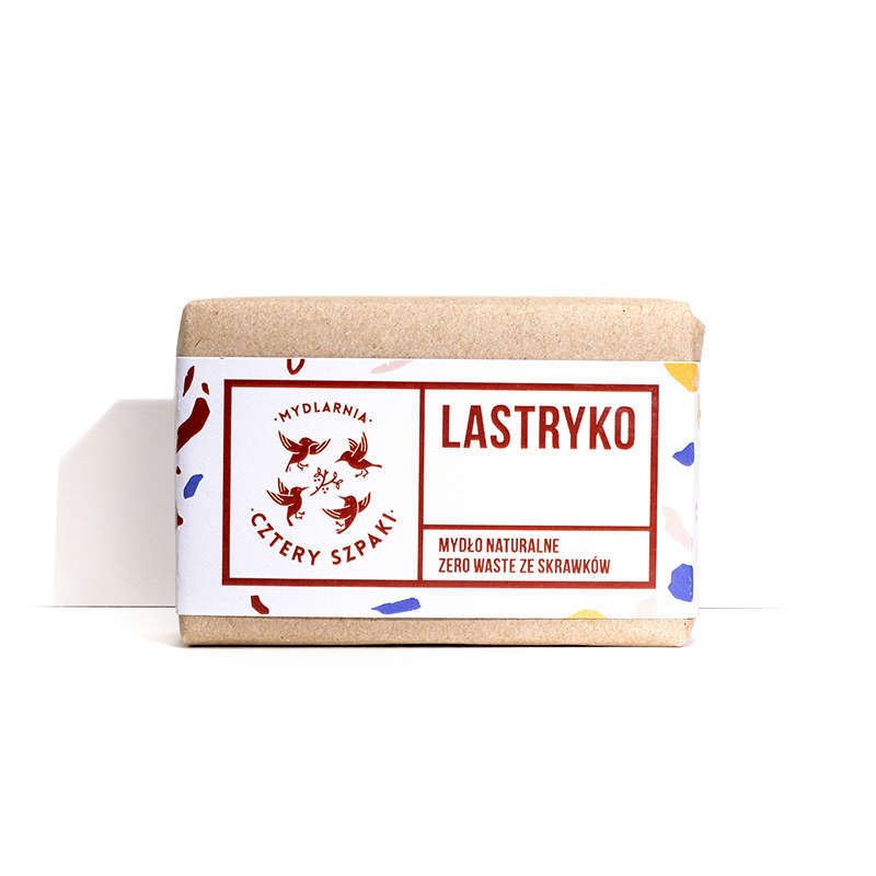 Mydło LASTRYKO zero waste ze skrawków Mydlarnia Cztery Szpaki