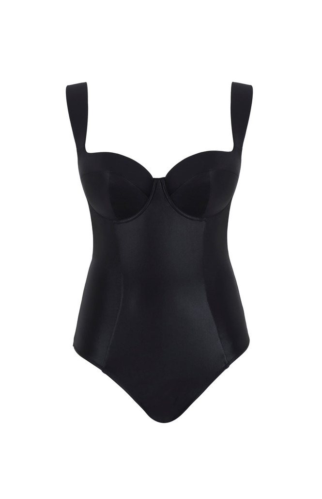 Strój kąpielowy jednoczęściowy Panache OBSIDIAN/BLACK SW1850A Monica Balcony Swimsuit Black