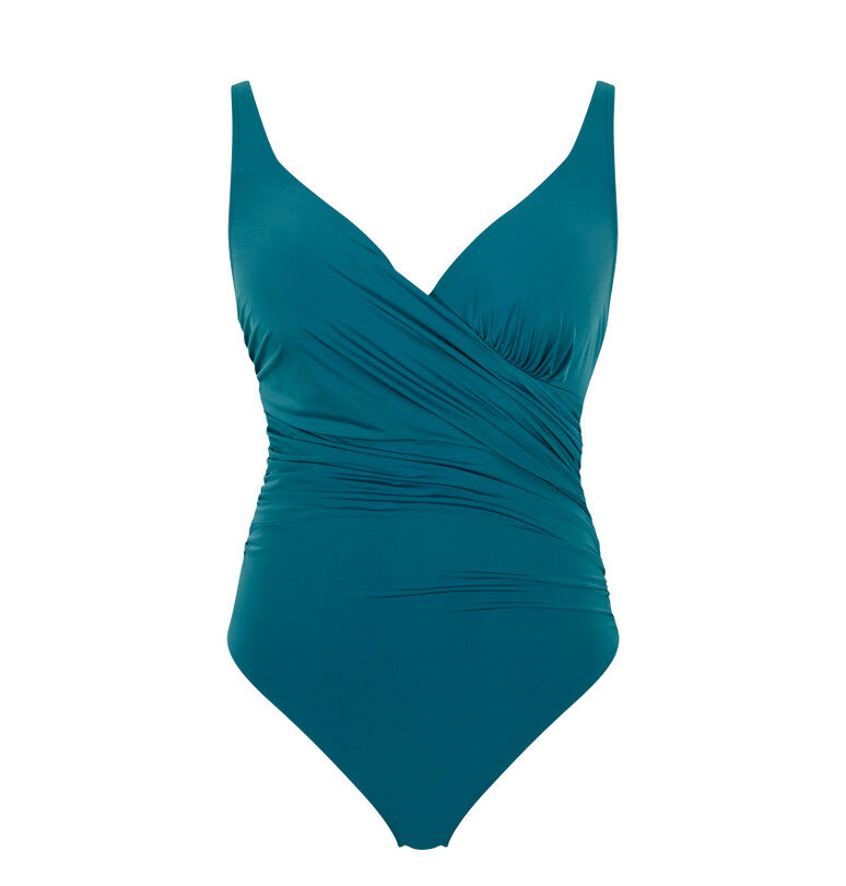 Strój kąpielowy jednoczęściowy Panache Swim MYKONOS SW1680 Plunge Swimsuit Teal