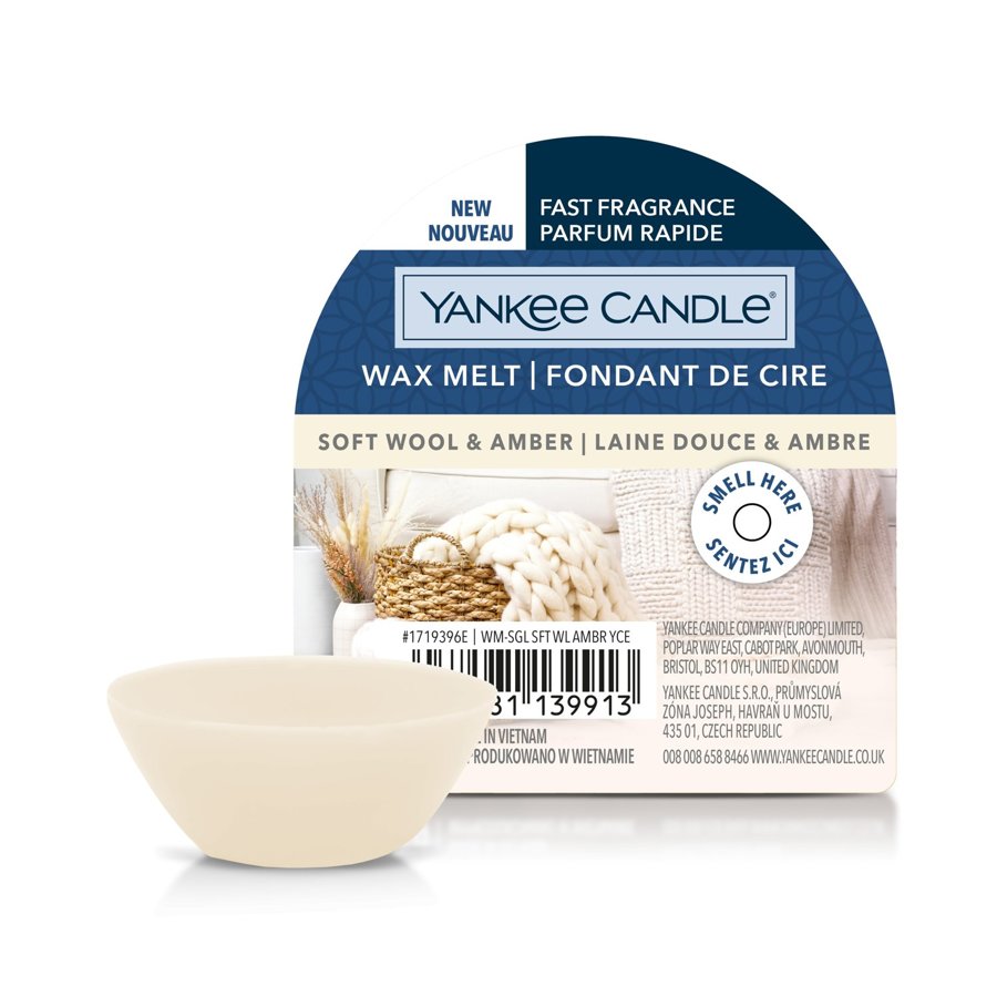 Wosk zapachowy Yankee Candle SOFT WOOL & AMBER