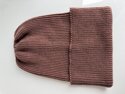 Beanie czapka z wełny merino VARELLA 100% Baby Merino 52 Czekolada