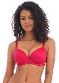 Biustonosz Freya AWAKENING AA5334RED Uw Moulded Demi T-shirt Bra Red