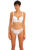 Biustonosz Freya DAYDREAMING AA400831FLT Uw Moulded Plunge T-shirt Bra Flora White