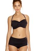 Biustonosz kąpielowy Fantasie Swim VERSAILLES FS5750BLK Uw Twist Bandeau Bikini Top Black