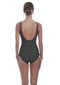 Strój kąpielowy Fantasie Swim SANTA MONICA FS6729BLI Uw V-neck Suit With Adj Leg Black & White